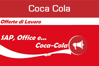 Offerte di lavoro da Coca Cola Italia