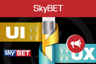 Grafica UI/UX per SkyBet