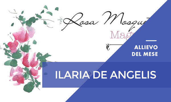 Dicembre 2016 – Ilaria De Angelis – Master Online in Grafica Pubblicitaria, Editoriale ed esperto eBook con Certificazione